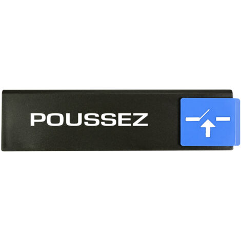 Plaque de porte Poussez - Europe Access 175x45mm - 4261416