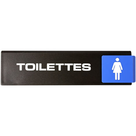 Plaque de porte Toilettes femmes - Europe Access 175x45mm - 4261430