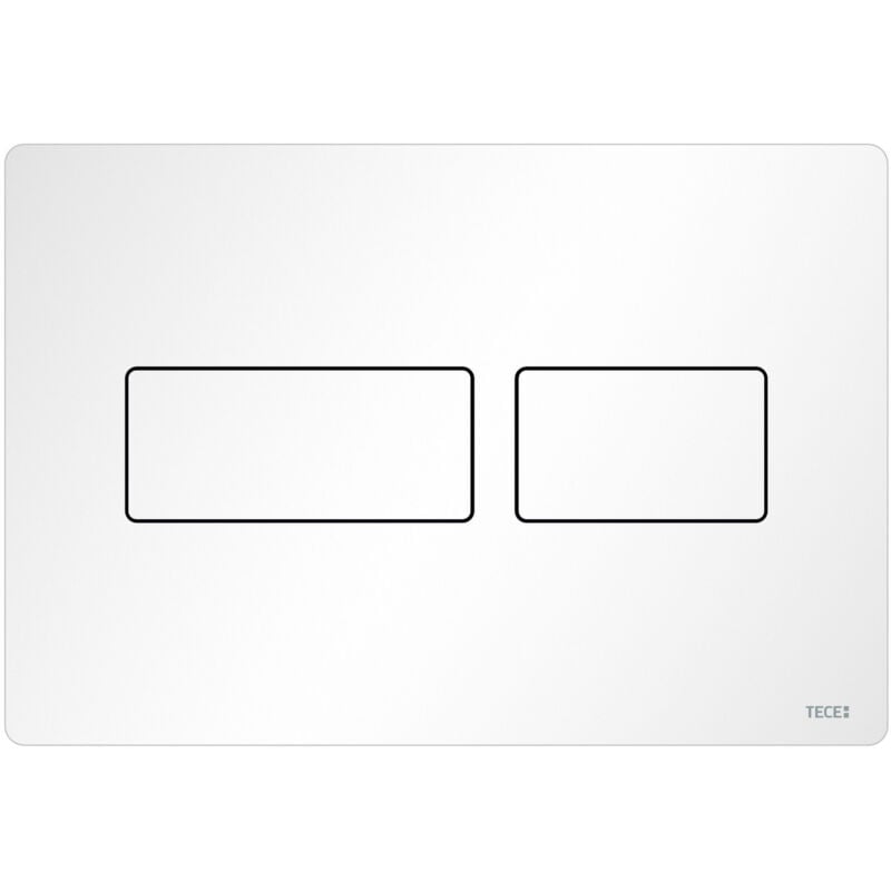 Plaque de poussée Tece wc Tece solid, en acier inoxydable, pour la