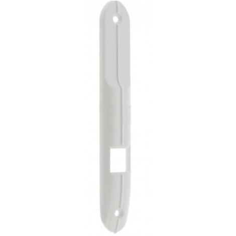 Plaque de propreté à encastrer pour enrouleur de volet roulant 170x28mm en PVC blanc à visser Finition Fenêtre Enroulement Déroulement Store Coffre Menuiserie
