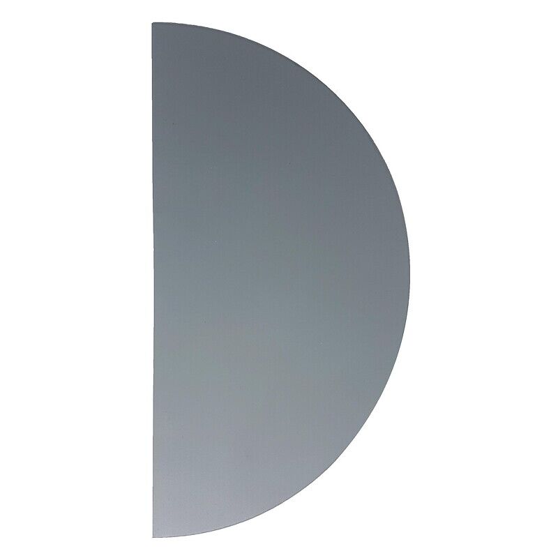 Plaque de propreté demi-lune antibactérienne - adhésive - en polyuréthane - 150 x 300 mm - gris Wattelez