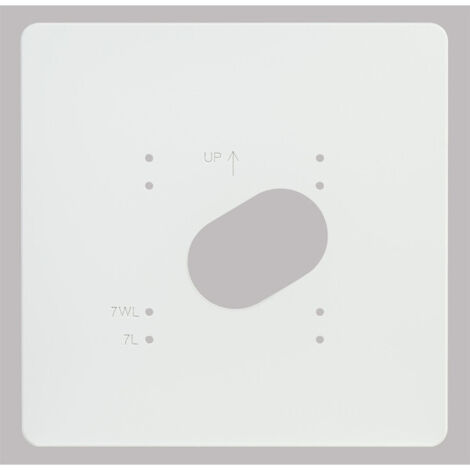 Plaque de propreté en PVC blanc pour GT1C7L et GT1C7WL PPV7 AIPHONE 200491