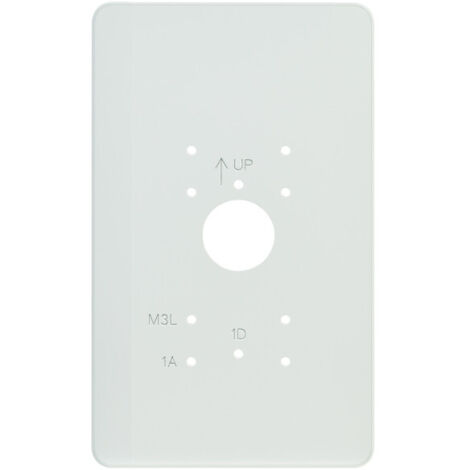 Plaque de propreté largeur 150 mm en PVC blanc pour gt1d gt1a et gt1m3l PPAVE AIPHONE 200497