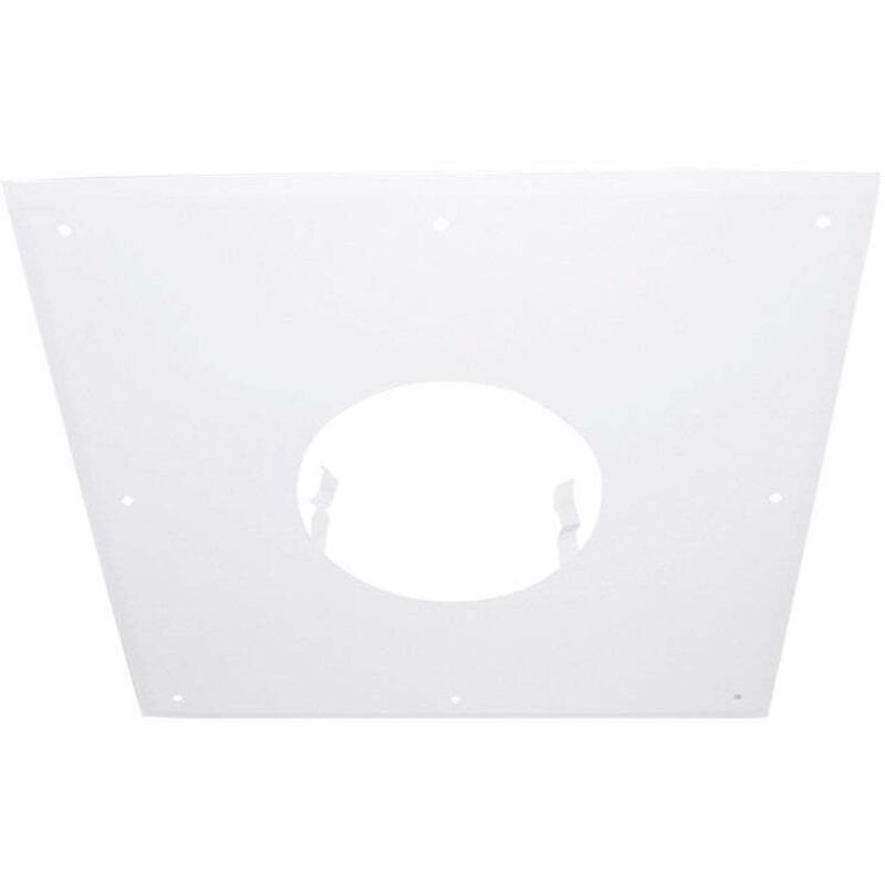 Plaque de propreté pour tubage Isotip Joncoux nbspdiam. 125 mm Inox