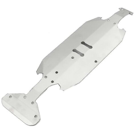 Plaque de protection antidérapante en acier inoxydable pour châssis de voiture RC 1/10 XV02 (amélioration pour voiture RC XV02)