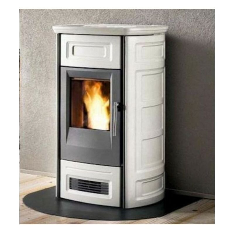 Plaque de protection Poêle à gaz Tapis de Cheminée Carrée 69 x 69 cm Acier Noir Vernis Épaisseur 2 mm 10.5 kg