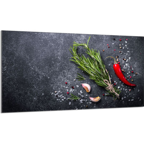 Plaque de protection de poêle en verre 90x52 Ardoise