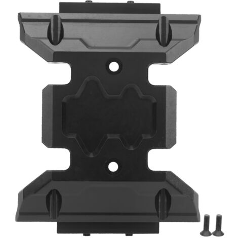 Plaque de protection en alliage d'aluminium pour transmission, compatible Axial SCX10 III AXI03007, pièces de rechange et améliorations.
