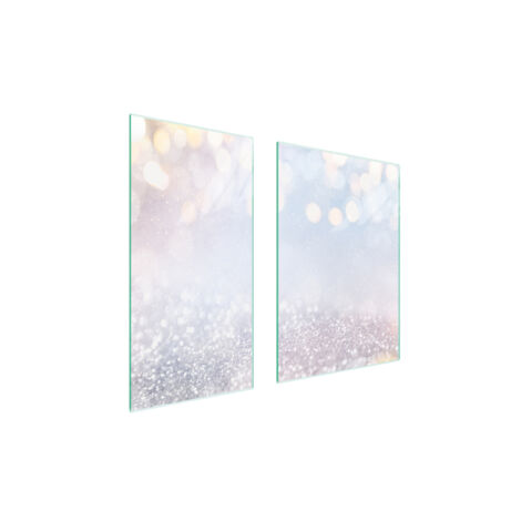 PLAQUE DE PROTECTION EN VERRE 75x52 LÉGÈRE
