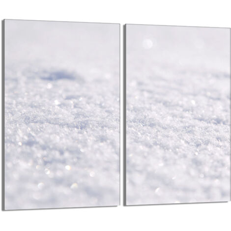 Plaque de protection en verre pour poêle 2x30x52 Blanc