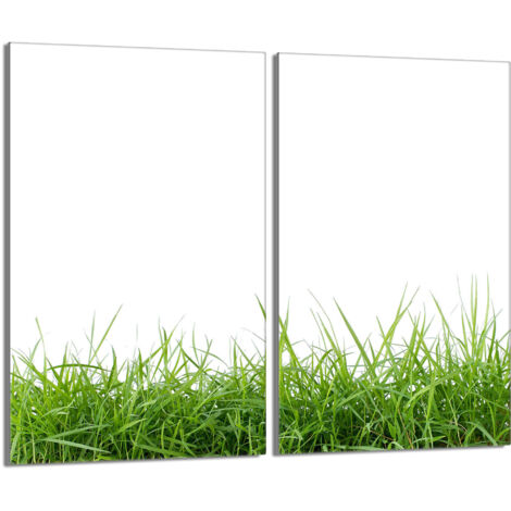 Plaque de protection en verre pour poêle 2x30x52 Blanc