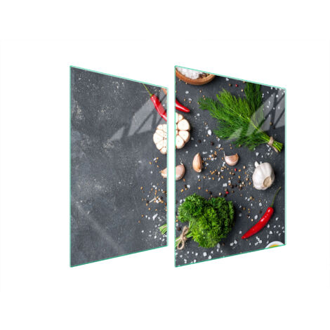 PLAQUE DE PROTECTION EN VERRE POUR POÊLE 70x52 ARDOISE
