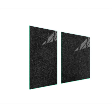 PLAQUE DE PROTECTION EN VERRE POUR POÊLE 90x52 ARDOISE