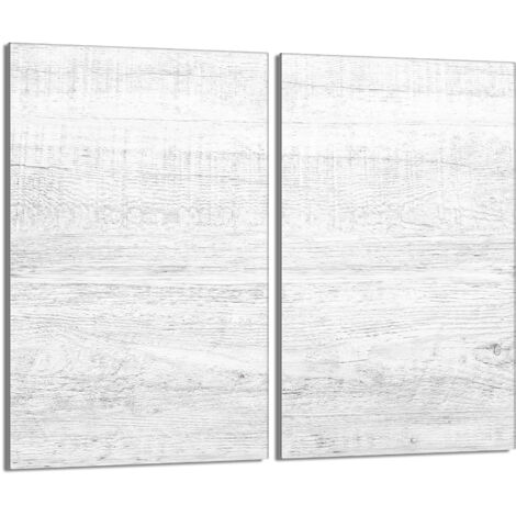 Plaque de protection en verre pour poêle à bois 2x30x52