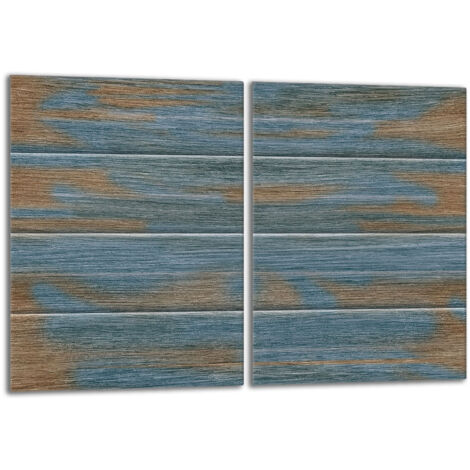 Plaque de protection en verre pour poêle à bois 2x40x52