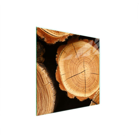 PLAQUE DE PROTECTION EN VERRE POUR POÊLE À BOIS 50x52