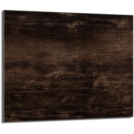 Plaque de protection en verre pour poêle à bois 60x52