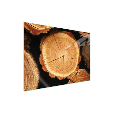 PLAQUE DE PROTECTION EN VERRE POUR POÊLE À BOIS 70x52