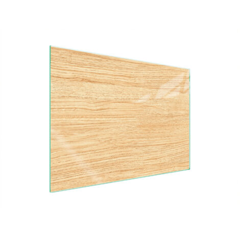 PLAQUE DE PROTECTION EN VERRE POUR POÊLE À BOIS 70x52