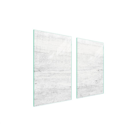 PLAQUE DE PROTECTION EN VERRE POUR POÊLE À BOIS 75x52