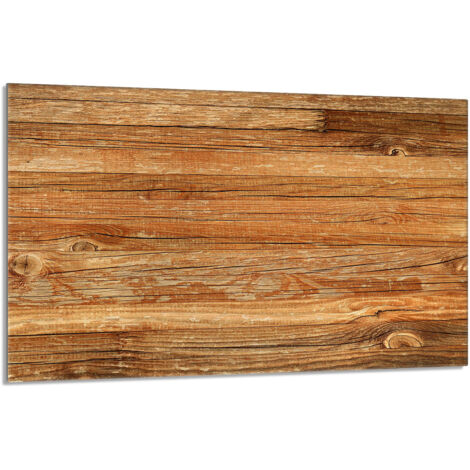 Plaque de protection en verre pour poêle à bois 80x52
