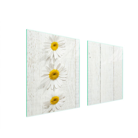 PLAQUE DE PROTECTION EN VERRE POUR POÊLE À BOIS 85x52