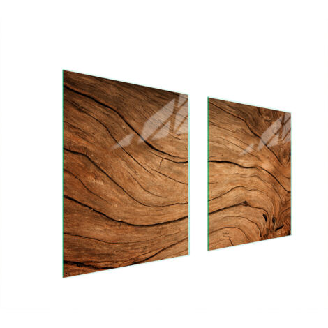 PLAQUE DE PROTECTION EN VERRE POUR POÊLE À BOIS 85x52