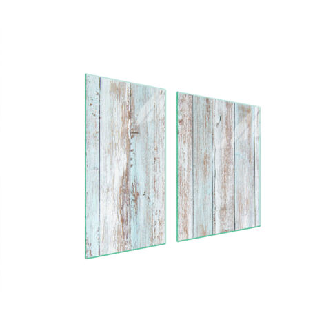 PLAQUE DE PROTECTION EN VERRE POUR POÊLE À BOIS 90x52
