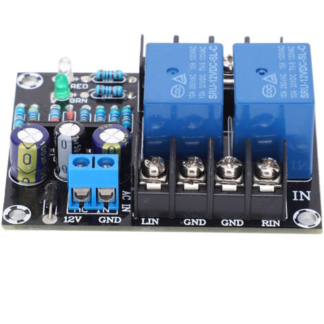 Plaque de Protection HP Double Canal Régulateur Tension Module Délai AC 12-15V UPC1237