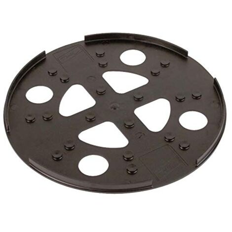 Plaque de protection plastique diamètre 280 mm noir