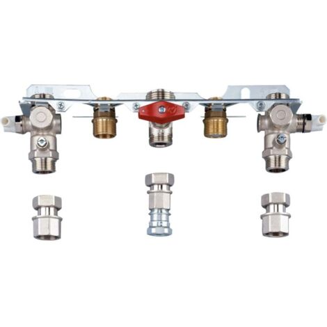 plaque de raccordement Bosch n° 993, 7719002374 en saillie, pour gaz naturel et liquide, pour raccordement au stockage