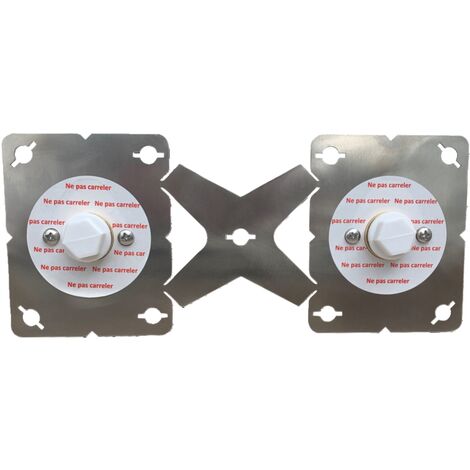 plaque de raccordement - robiz plak - pour per 16 mm - a sertir - bizline 400416