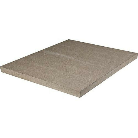 Plaque de recouvrement chambre de combustion en vermicule 500 x 610 x30 mm