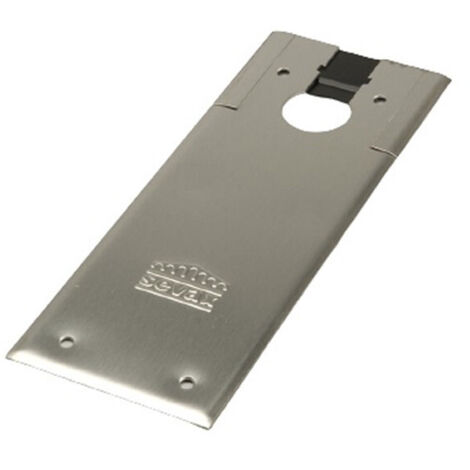 Plaque de recouvrement pivot SEVAX Janus 285 x 105 mm acier inoxydable brossé