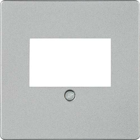 Plaque de recouvrement pour dose TAE Alu metallique type de protection IP20 1 pc