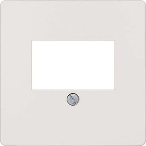 Plaque de recouvrement pour dose TAE blanc titan type de protection IP20 BG 1 pc