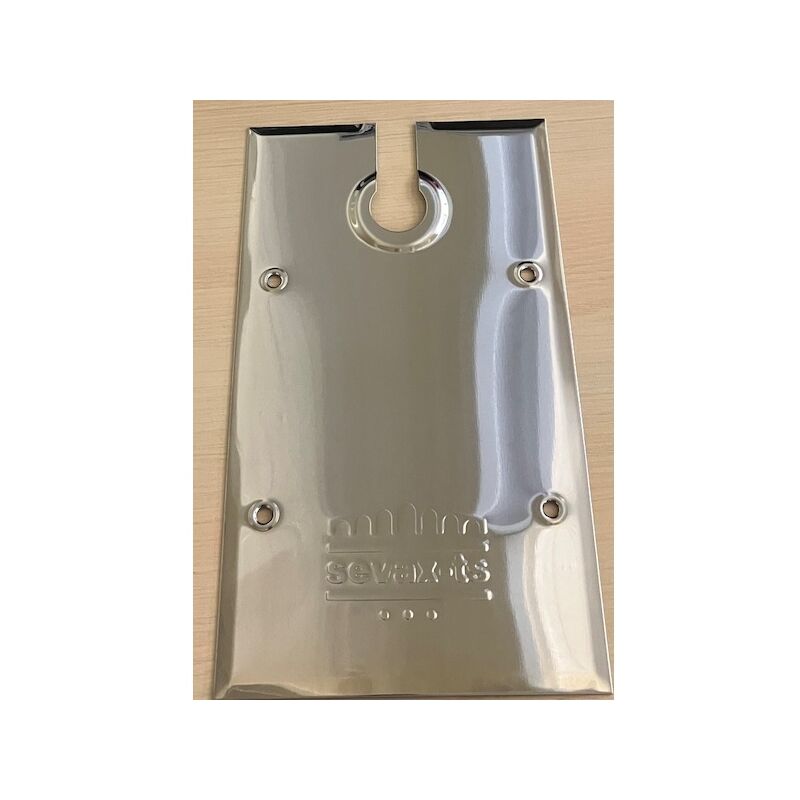 Plaque de recouvrement pour pivot de sol WA75930 tsa - inox poli - 309 x 180 mm Sevax