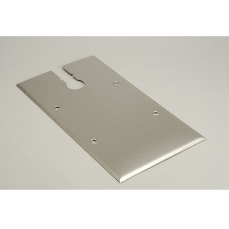 Plaque de recouvrement pour pivot de sol WA75930 TSA - laiton poli - 309 x 180 mm - SEVAX