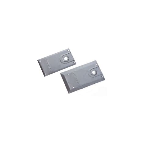 Plaque de recouvrement standard NORMBAU - Inox brillant - 192A022
