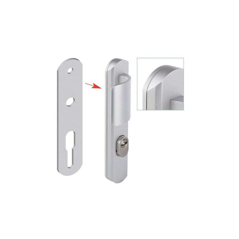 Plaque de réhausse pour secumax / tenor Champagne 50 Champagne 50