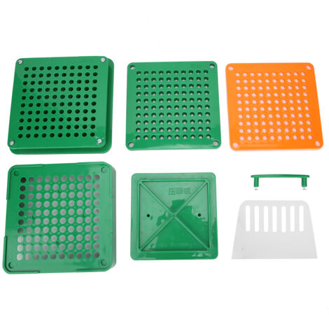 Plaque de Remplissage de Capsules Manuelle 100 Trou, Outil pour Capsules Vides 0 Vert Foncé