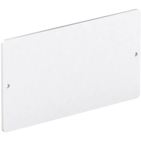 Plaque de révision MEPA pour chasse d'eau encastrée de 6 l, blanc