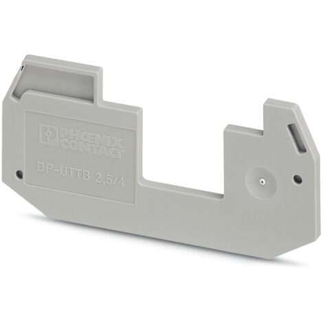 Plaque de séparateur Phoenix Contact, série DP-UTTB 2.5/4 pour Bloc de jonction ( Prix pour Paquet de 5 )