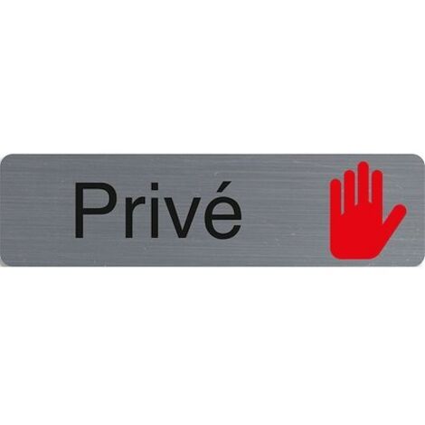 Plaque de signalisation 'Privé'