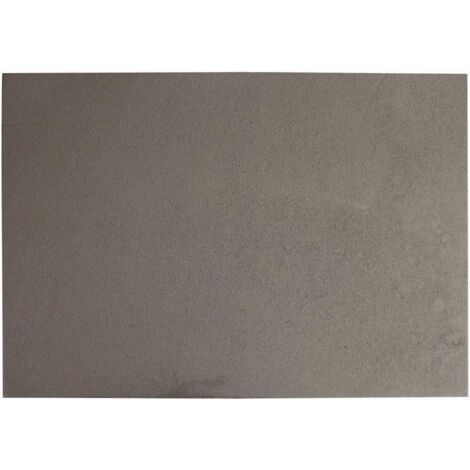 Plaque de sol en fonte pour cheminée ouverte  600 x 500 x 10 mm