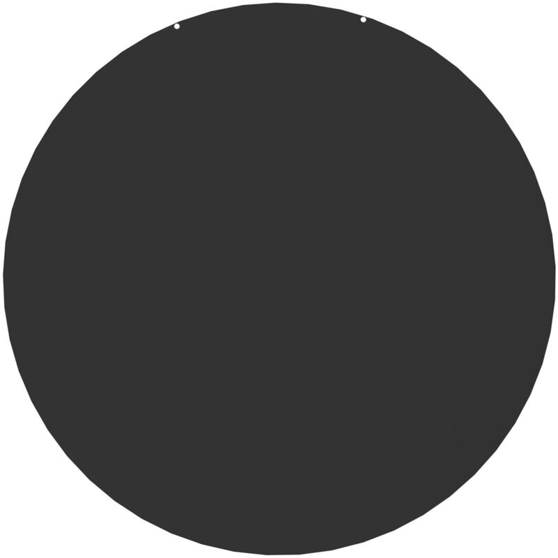 Le Marquier - Plaque de sol - Ronde noire - D.74 cm - Origine France