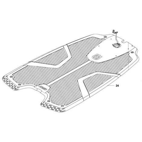 PLAQUE DE STATION DE CHARGE 595283601 ORIGINAL HUSQVARNA