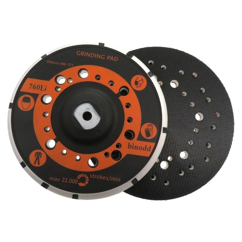 Plaque De Support De Boucle À Crochet, Tampon De Ponçage De 6 Pouces, 150mm, Ponceuse Orbitale Électrique À Filetage M8-17T, Polisseuse Pour La