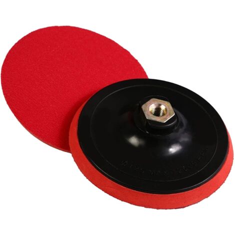 Plaque de Support de Polisseuse, Plaque de Support ABS 125 Mm pour Capot Moteur (M10)