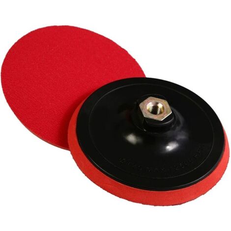 Plaque de Support de Polisseuse, Plaque de Support ABS 125 Mm pour Capot Moteur (M10)